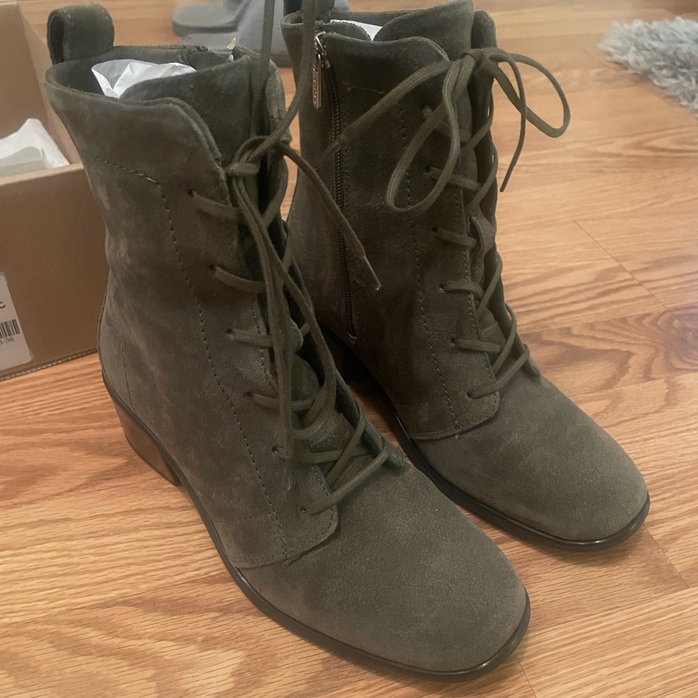 Naot Olive Ankle Boots